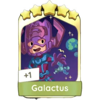 Galactus  5 Star GOLD STICKER (Set 15)  Monopoly Go