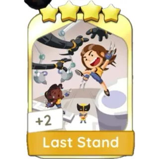 Last Stand  4 Star GOLD STICKER (Set 17)  Monopoly Go