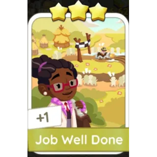 Job Well Done 3⭐ (Set 7) Monopoly Go