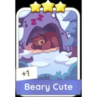 Beary Cute 3⭐ (Set 9) Monopoly Go