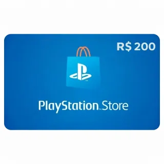 Playstation Store R$200.00 BRL Gift Card