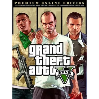 Grand Theft Auto V: Premium Online Edition + Great White Shark Card Bundle