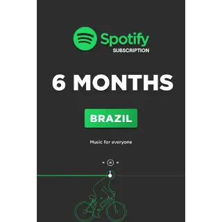 Spotify Premium Subscription 6 Month (Brazil 🇧🇷)