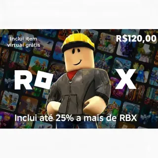 RBL R$120.00 BRL Gift Card 🇧🇷 (READ THE DESCRIPTION)