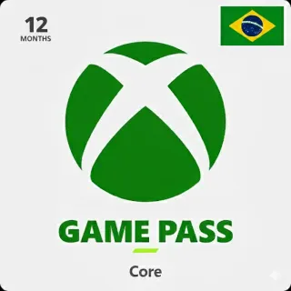 Xbox Game Pass Core 12 Months - Brazil 🇧🇷