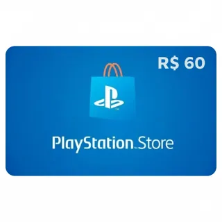 Playstation Store R$60.00 BRL Gift Card