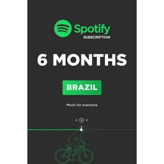 Spotify Premium 6 Months Gift Card (Brazil 🇧🇷)