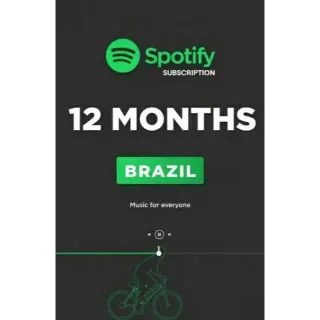 Spotify Premium Subscription 12 Months - Brazil 🇧🇷