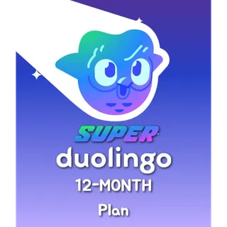 Duolingo Super - Subscription 12 Month (GLOBAL)