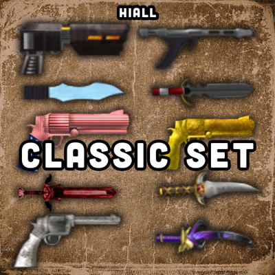 Mm2 Classic Set In Game Items Gameflip - roblox mm2 where do classic items come from