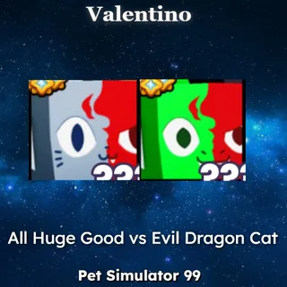 All Huge Good vs Evil Dragon Cat