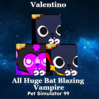 All Huge Bat Blazing Vampire