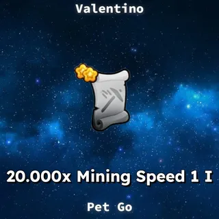50.000x Mining Speed 1 I