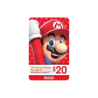 $20.00 USD Nintendo eShop