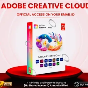 Adobe Creative Cloud Official Subscription on your own Email id