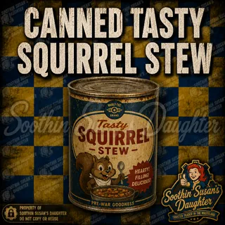 50 Canned Tasty Squirrel Stew