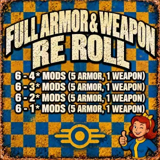 Armor & Weapon Re Roll
