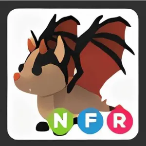 Neon fly ride bat dragon