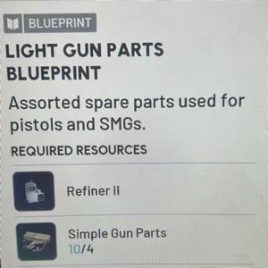 Light Gun parts bprint