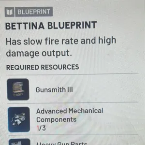 Bettina blueprint