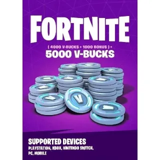 Fortnite Vbucks 5000 Global
