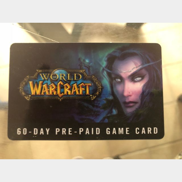 World Of Warcraft 60 days Game Time Card Games Gameflip