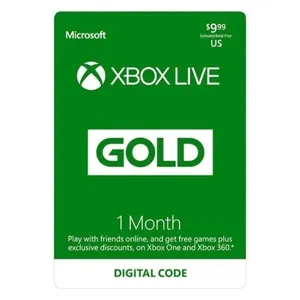 XBOX LIVE GOLD one MONTH