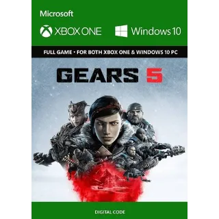 Gear 5 (Xbox One) Xbox Live Key UNITED STATES ((use code TUESDAY20 to save 3 dollar))