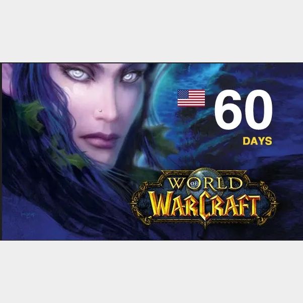 World Of Warcraft 60 days Game Time Card Games Gameflip