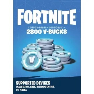 Fortnite Vbucks 2800 Global