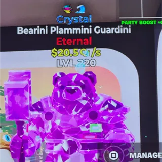 Bearini Guardini crystal