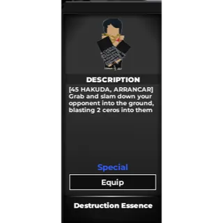 destruction essence - type soul
