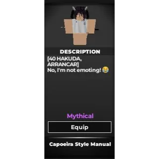 Capo hakuda - Type soul