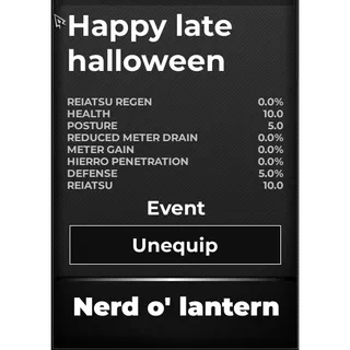nerd o lantern - type soul