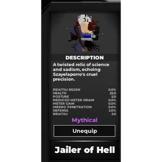 Jailer of Hell - Type Soul