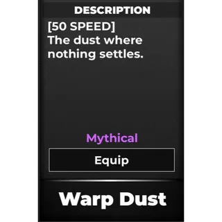 warp dust - type soul
