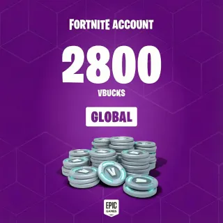 Fortnite 2800 Vbucks Account V-BUCKS ⚡Instant Delivery!⚡
