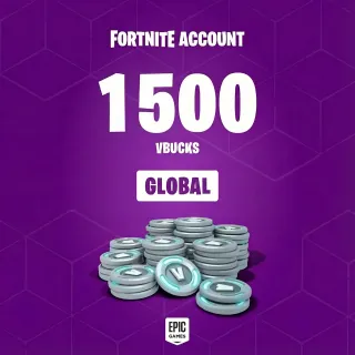 Fortnite 1500 Vbucks Account V-BUCKS ⚡Instant Delivery!⚡