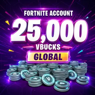 Fortnite 25000 Vbucks Account V-BUCKS ⚡Instant Delivery!⚡