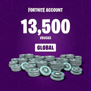 Fortnite 13500 Vbucks Account V-BUCKS ⚡Instant Delivery!⚡