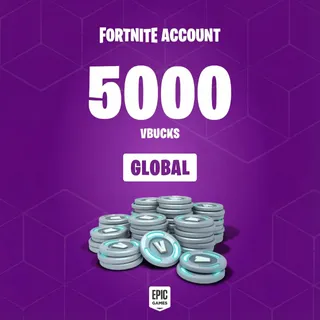 Fortnite 5000 Vbucks Account V-BUCKS ⚡Instant Delivery!⚡