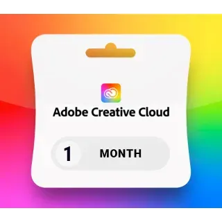 Adobe Creative Cloud 1 Month Key - GLOBAL ⚡INSTANT DELIVERY⚡