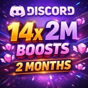 14x 2M Discord Server Boosts | Fast Delivery