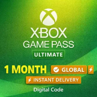 Xbox Game Pass Ultimate 1-month | Global | Instant delivery