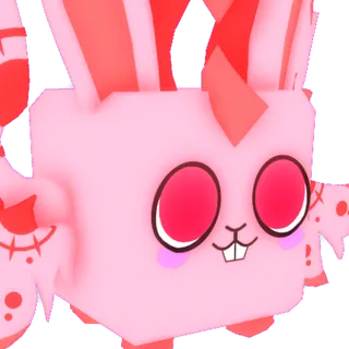 Cardinal Bunny (clear)/ og bgs