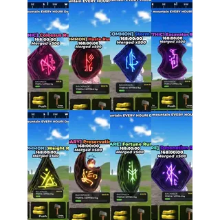 🔮 7-DAY RUNES X8 BUNDLE - MINE A MOUNTAIN⭐
