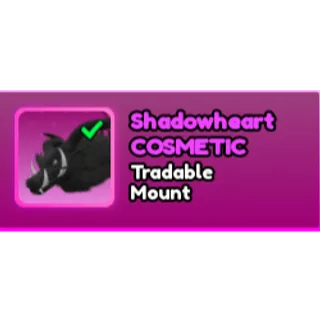 World Zero - SHADOWHEART MOUNT