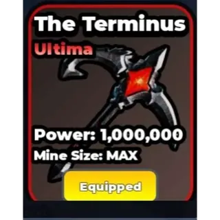THE TERMINUS PICK - 10T - MINE A MOUNTAIN - ROBLOX 