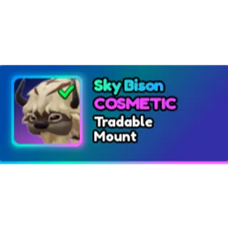 World Zero - SKY BISON MOUNT