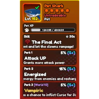 World Zero - PERFECT SHARK PET